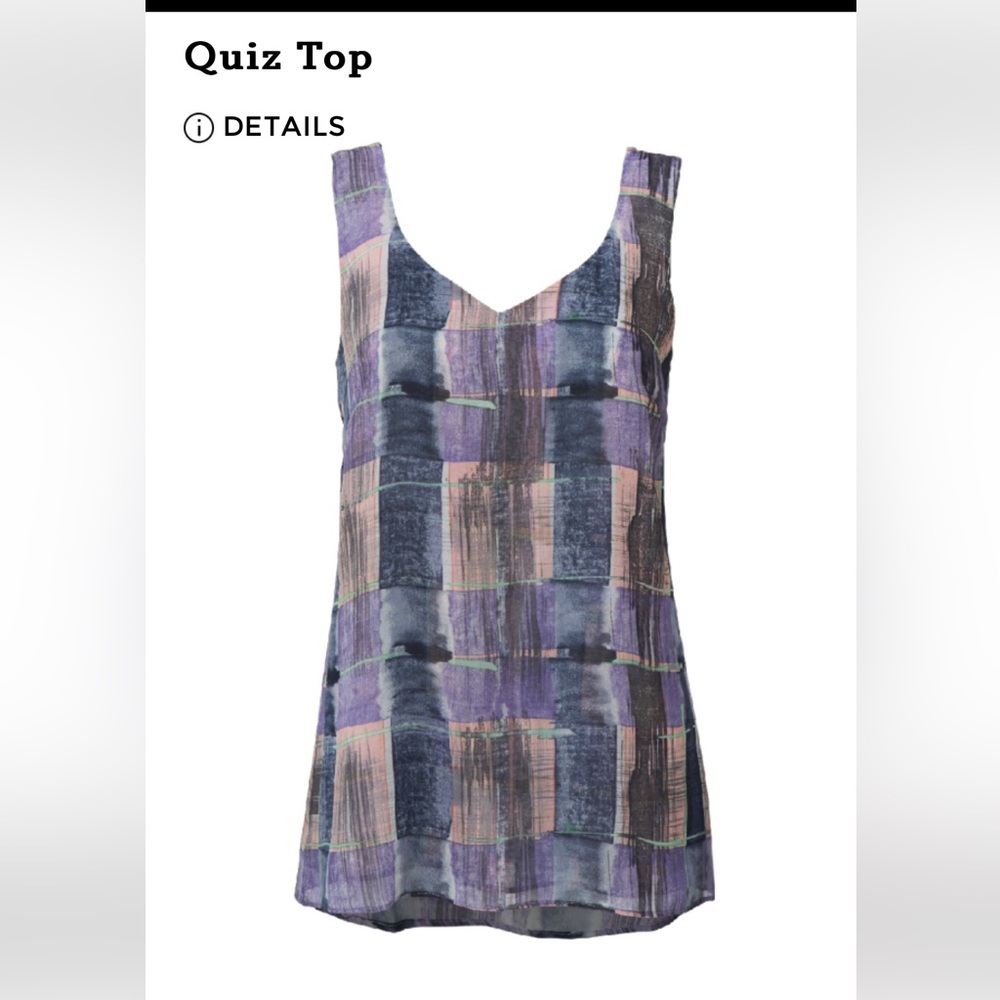 Cabi sleeveless Quiz top. Size XL